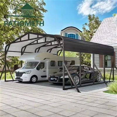 2 Machin Metal Carports Pou Vann